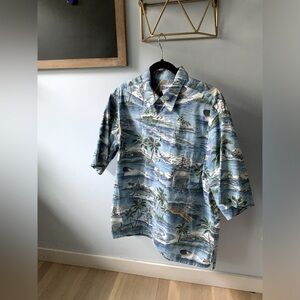 Reyn Spooner Naval Ship Hawaiian Shirt